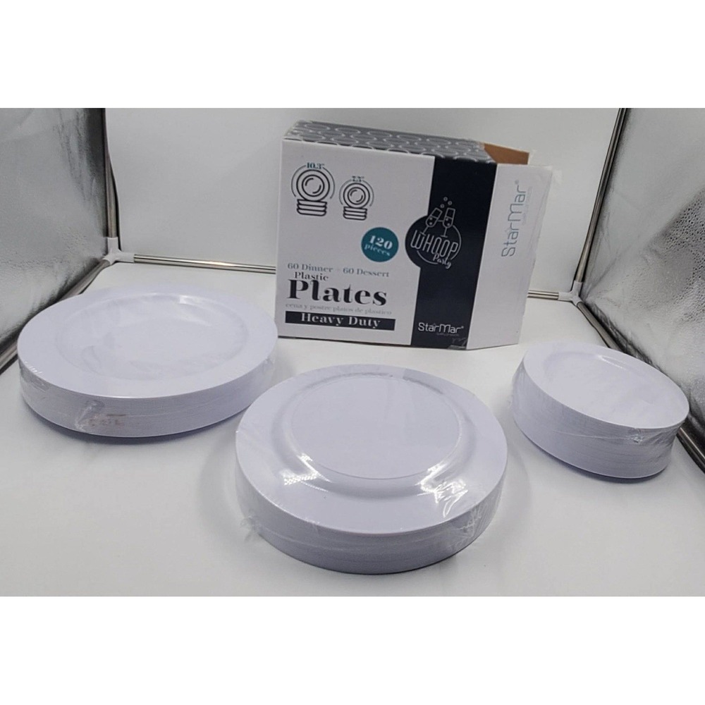Starmar White Plastic 120 Pack 60-10.2‎ Inch Heavy Duty